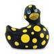 Вибратор-уточка Big Teaze Toys I Rub My Duckie 2.0, черно-желтый