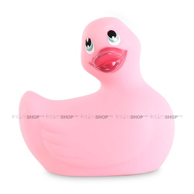 Вибратор-уточка Big Teaze Toys I Rub My Duckie 2.0, розовый - фото 1