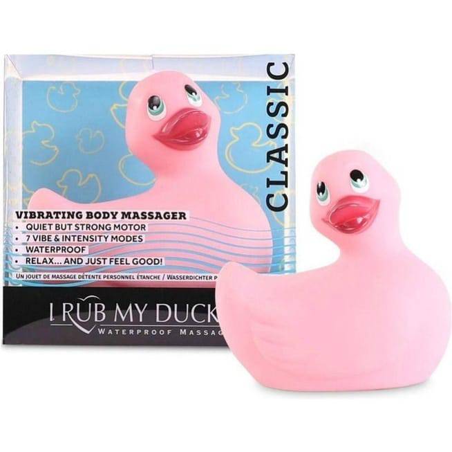 Вибратор-уточка Big Teaze Toys I Rub My Duckie 2.0, розовый - фото 4