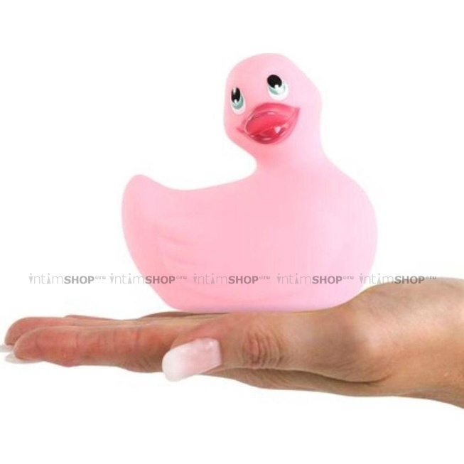 Вибратор-уточка Big Teaze Toys I Rub My Duckie 2.0, розовый - фото 3