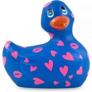 Вибратор-уточка Big Teaze Toys I Rub My Duckie 2.0, сине-фиолетовый