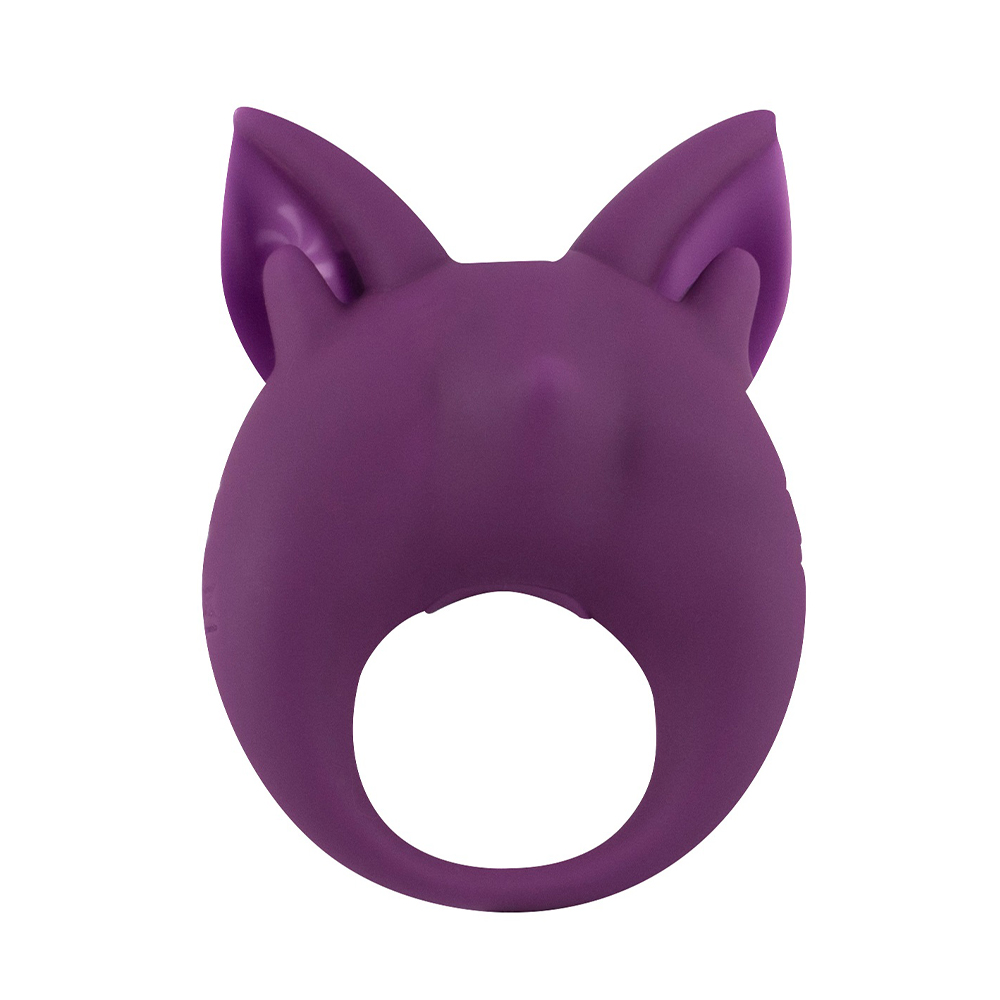 Виброкольцо Lola Games MiMi Animals Kitten Kiki, фиолетовое