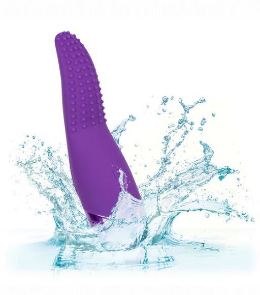 Вибростимулятор с текстурированным язычком CalExotics Aura Tickler, фиолетовый