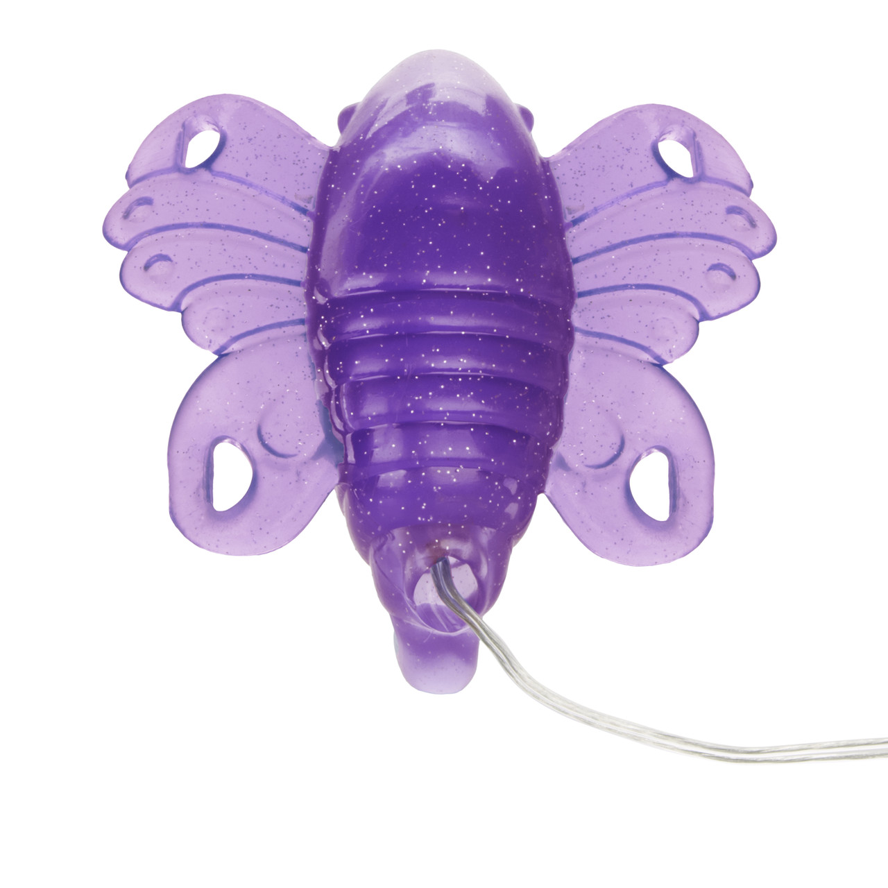 Вибротрусики с выносным пультом ДУ CalExotics Venus Butterfly 2, фиолетовые