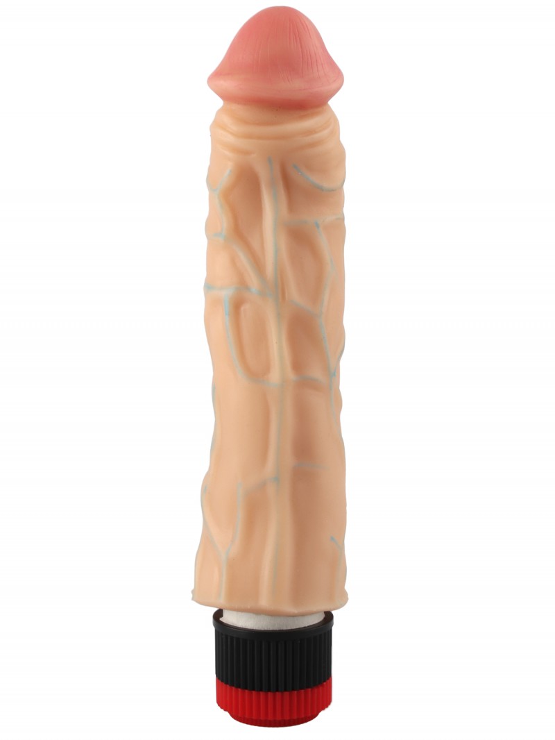 Фаллоимитатор с вибрацией Джага-Джага №9 серия 200 19.5 см, телесный