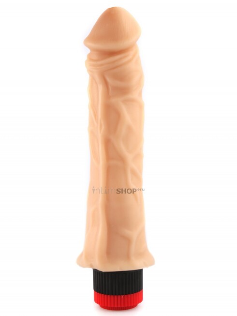 

Фаллоимитатор с вибрацией Джага-Джага №9 серия 100 19.5 см, телесный