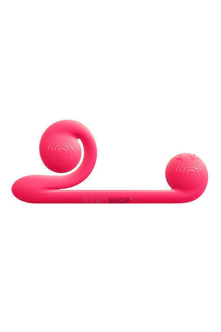 Вибромассажер для двойной стимуляции Snail Vibe, розовый от IntimShop