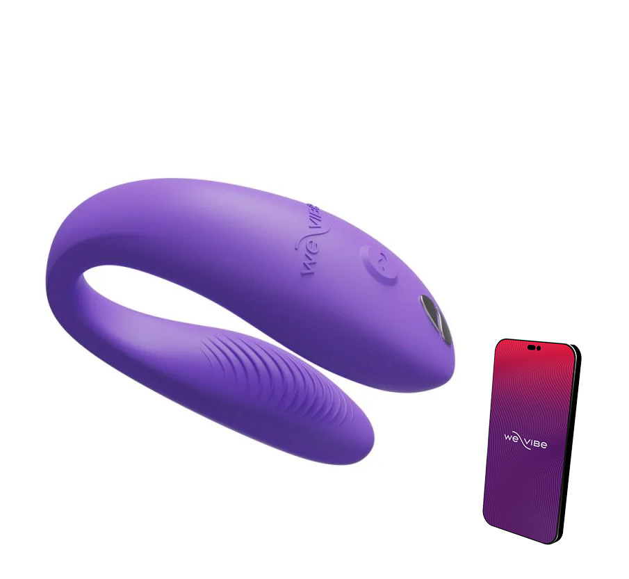 Вибратор для пар We-Vibe Sync Go, фиолетовый