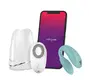 Вибромассажер для пар We-Vibe Sync с пультом ДУ, мятный