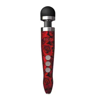 Вибромассажер Doxy Die Cast 3R беспроводной Розы, красный