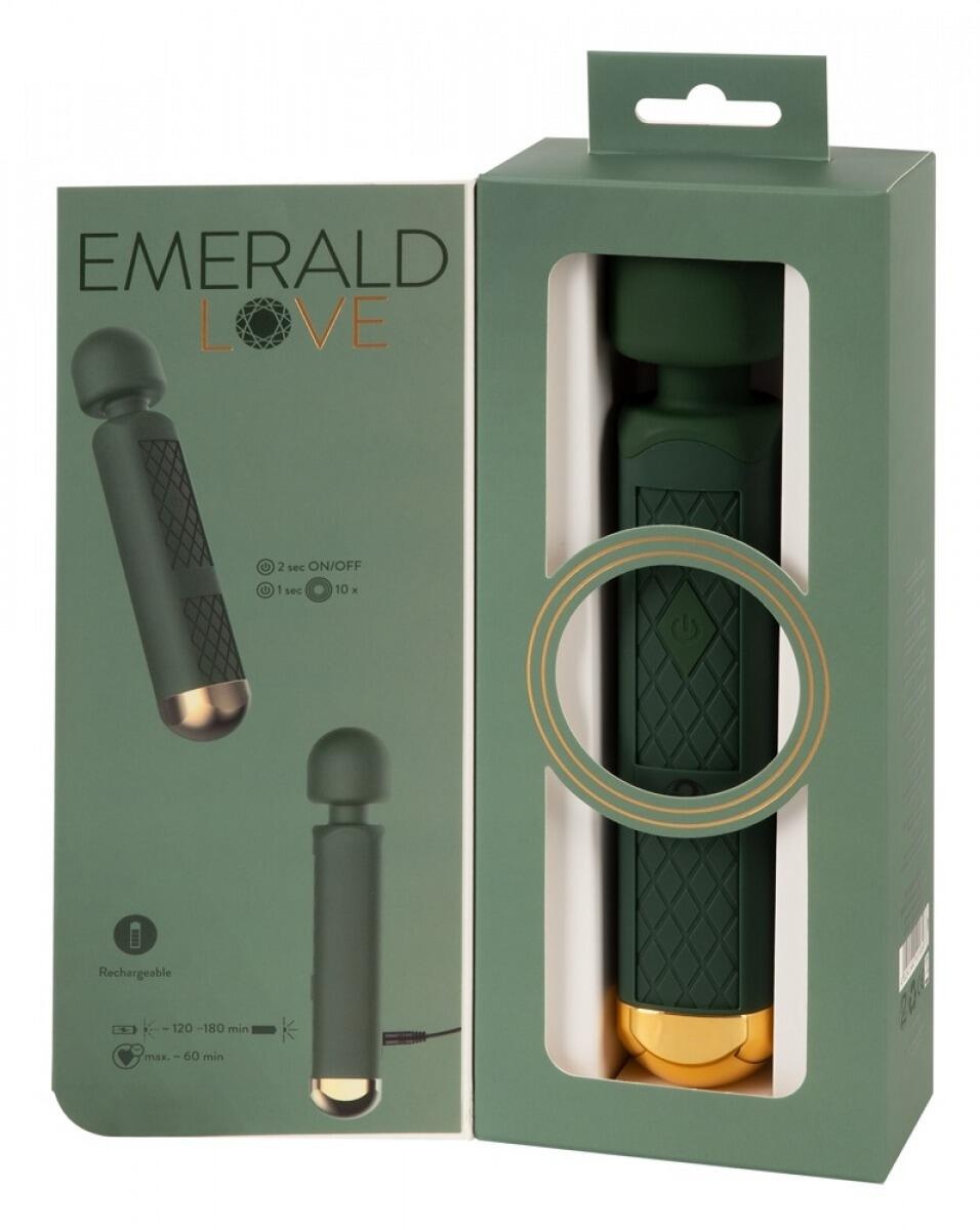 Вибромассажер You2Toys Emerald Love Luxurious Wand, зеленый