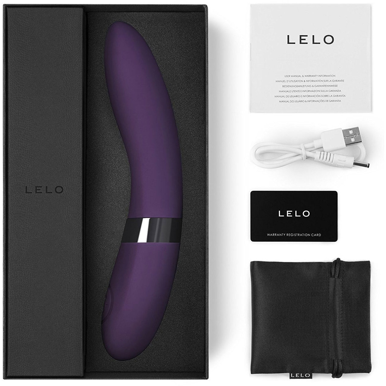 Вибратор для точки G Lelo Elise 2, фиолетовый