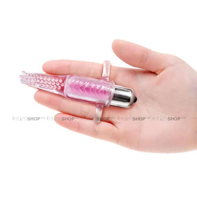 Вибромассажер на пальцы Baile Vibro Finger, розовый от IntimShop