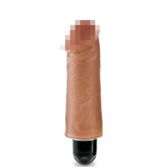 Вибромассажер Pipedream King Cock 5" Vibrating Stiffy Tan, загорелый 
