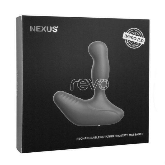 Вибромассажер простаты с вращающейся головкой Nexus Revo Updated, черный