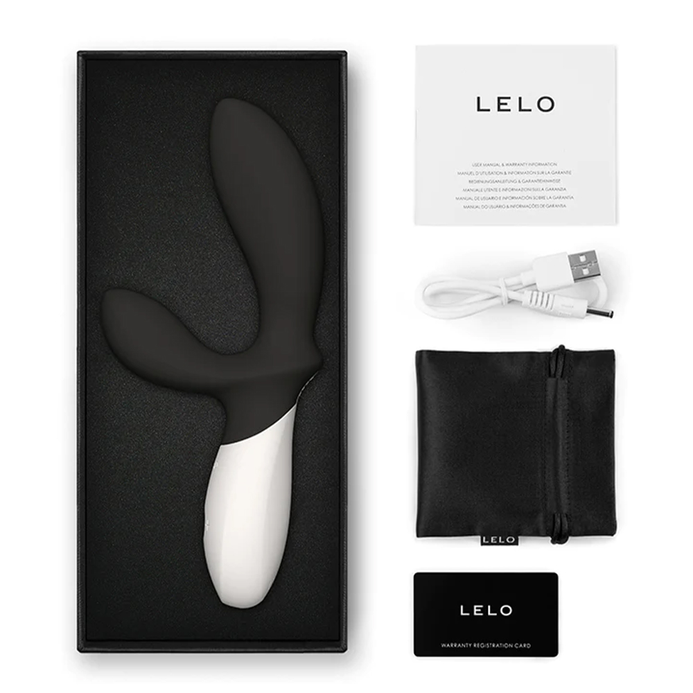 Вибромассажер простаты с имитацией фингеринга Lelo Loki Wave, черный