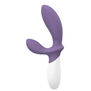 Вибромассажер простаты с подвижным отростком Lelo Loki Wave 2, фиолетовый