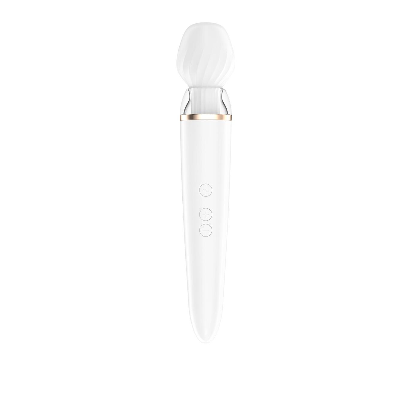 Вибромассажер Satisfyer Double Wand-er, белый