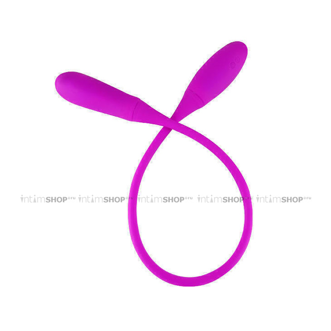 Вибромассажер анально вагинальный на гибком стержне SNAKY VIBE Pretty Love розовый от IntimShop