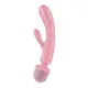 Двухсторонний вибромассажер-кролик Satisfyer Triple Lover, розовый