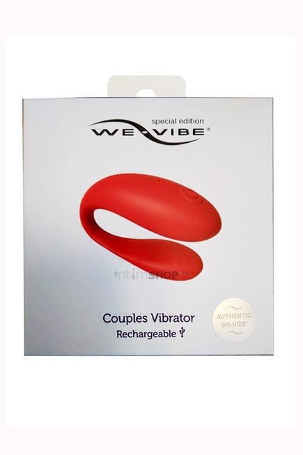 Вибромассажер для пар We-Vibe Special Edition, красный от IntimShop