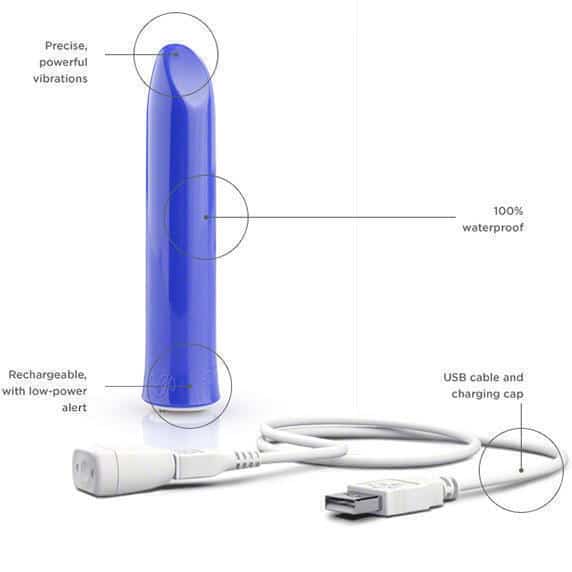 Эротический товар вибромассажер We-Vibe Tango rechargeable Blue