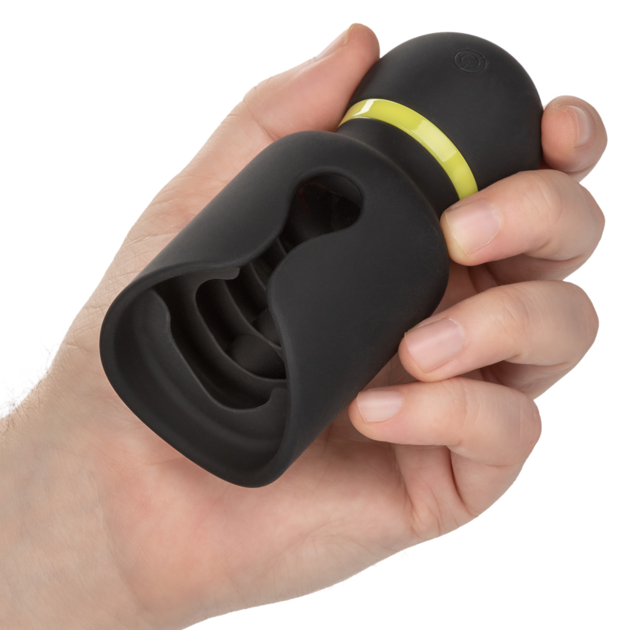 Вибромастурбатор с подвижным язычком CalExotics Boundless Flickering Stroker, черный