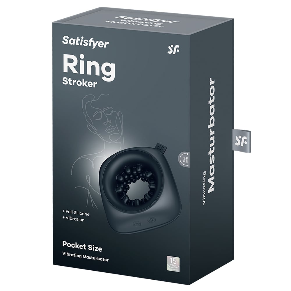 Вибромастурбатор Satisfyer Ring Stroker, черный