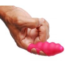 Вибронасадка на палец XR Brands Frisky Ripples, розовый