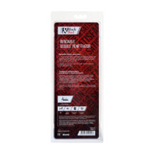 Вибронасадка на пенис Toyfa Black&Red с фиксацией формы и подхватом мошонки, красная
