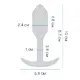 Вибропробка для ношения b-Vibe Vibrating Snug Plug 1, оранжевая