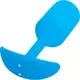 Вибропробка для ношения b-Vibe Vibrating Snug Plug 3, голубая