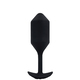 Вибропробка для ношения b-Vibe Vibrating Snug Plug 4, черная