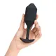 Вибропробка для ношения b-Vibe Vibrating Snug Plug 4, черная