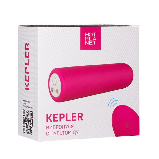 Вибропуля Hot Planet Kepler с пультом ДУ, розовый от IntimShop