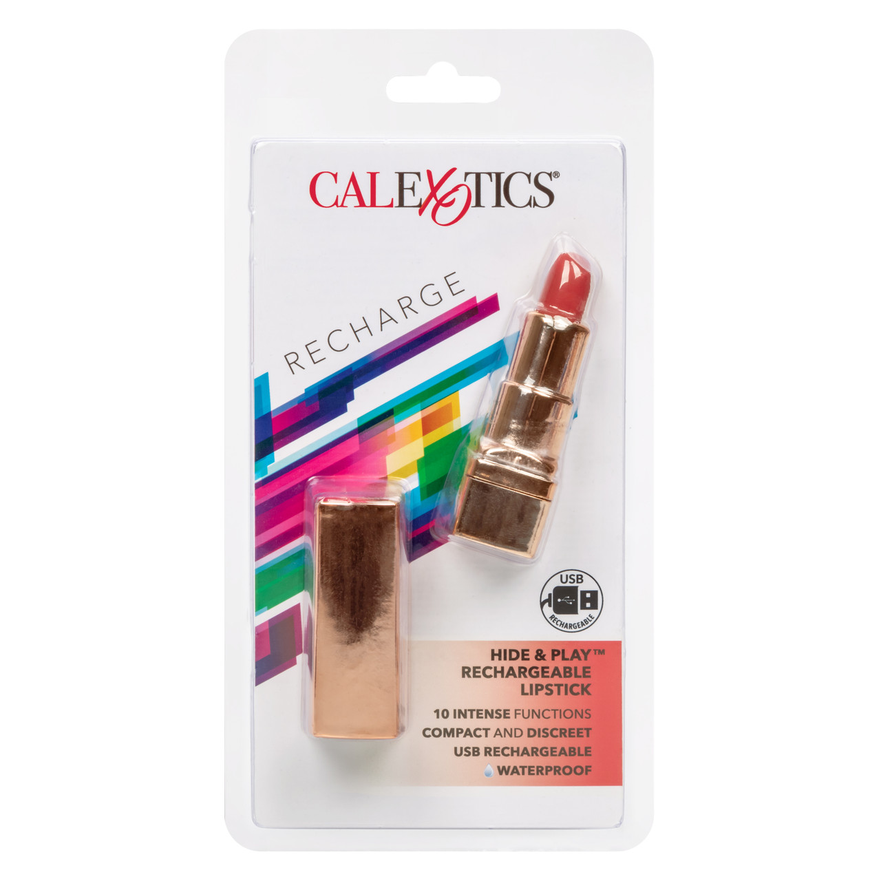 Вибропуля CalExotics Hide & Play Rechargeable, красная
