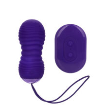 Фрикционные вагинальные виброшарики CalExotics Slay ThrustMe с пультом ДУ, фиолетовые