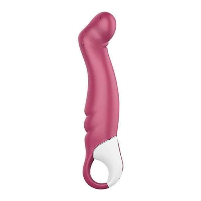 Вибратор для точки G Satisfyer Petting Hippo, бордовый - фото 5