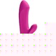 Пульсатор-кролик с вибрацией Fun Factory Bi Stronic Embrace, малиновый