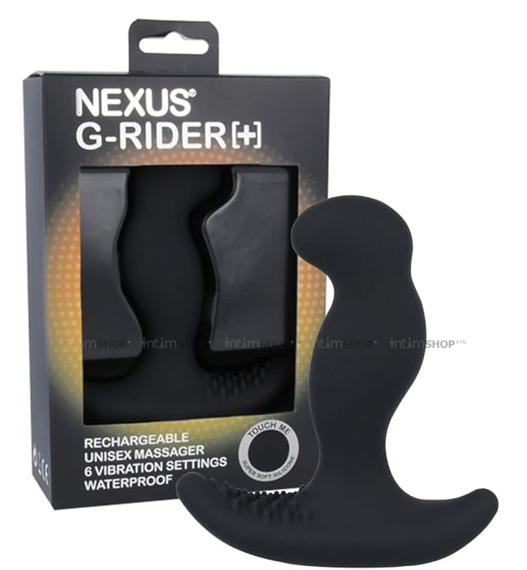 Вибростимулятор простаты и точки G Nexus G-Rider+, черный