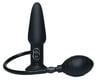 Вибростимулятор с подкачкой True Black Vibro Anal Plug Orion черный