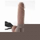 Вибрострапон полый с пультом ДУ Pipedream Fetish Fantasy 7 Strap-On Tan, телесный