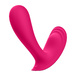 Вибровкладка в трусики с вагинальным отростком Satisfyer Top Secret, розовая
