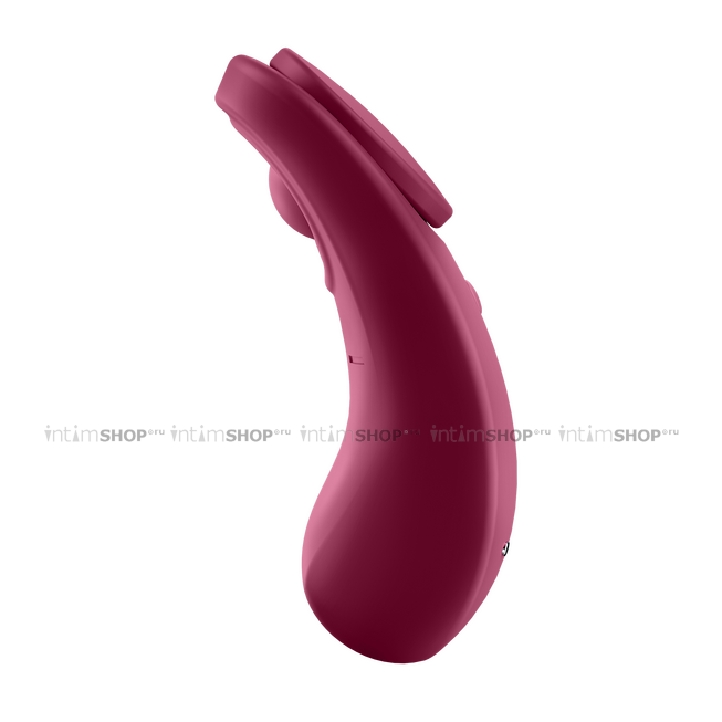 Вибровкладка в трусики Satisfyer Sexy Secret, бордовый от IntimShop
