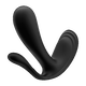 Вибратор для ношения с вагинальным и анальным отростком Satisfyer Top Secret+, черный