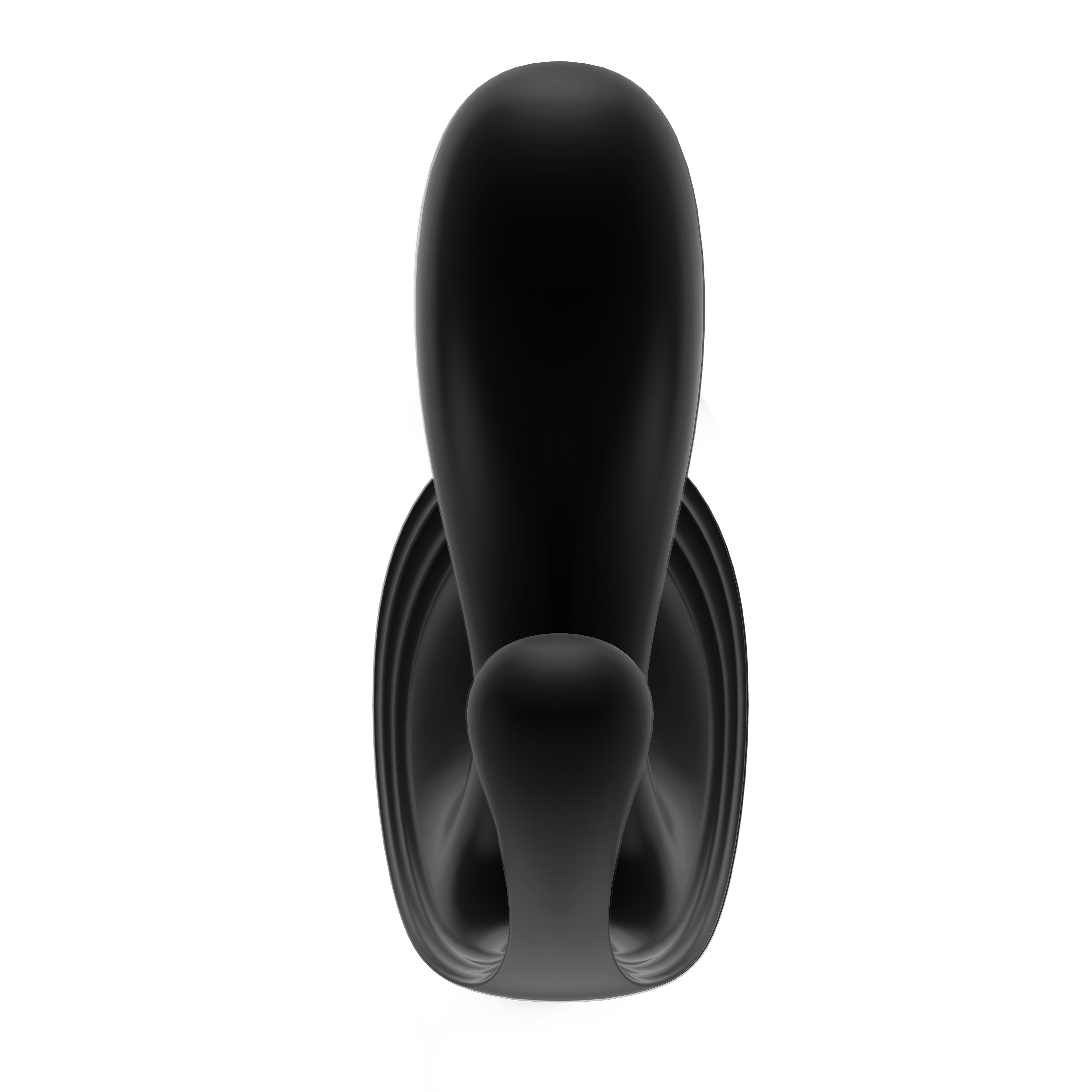 Вибратор для ношения с вагинальным и анальным отростком Satisfyer Top Secret+, черный