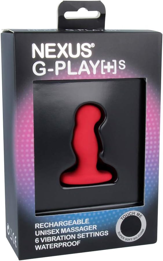 Анальный вибростимулятор Nexus G Play + S, красный