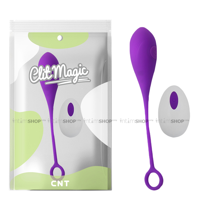 Виброяйцо CNT Clit Magic Basic Bullet, фиолетовое - фото 2