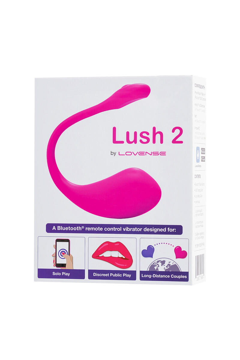 Виброяйцо Lovense Lush 2, розовое