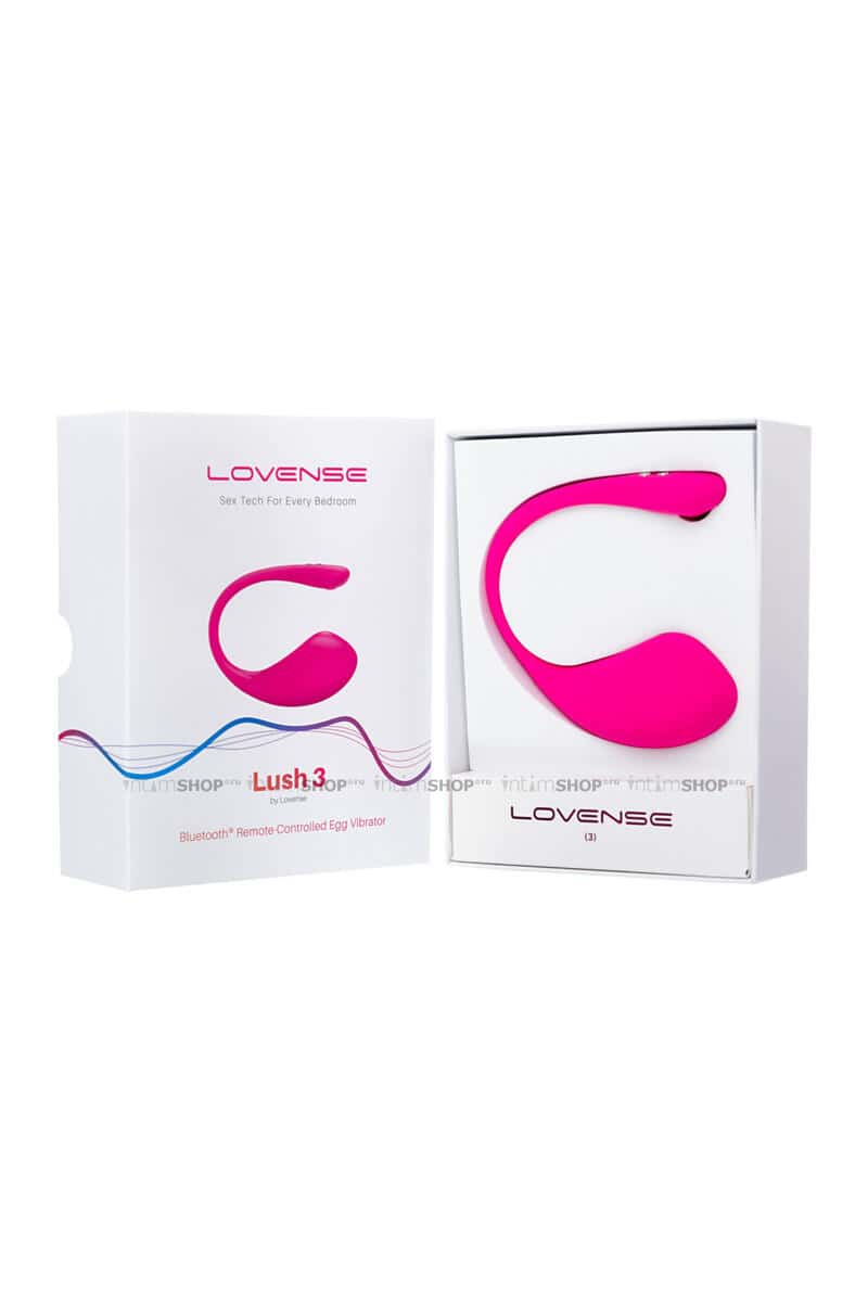Виброяйцо Lovense Lush 3, розовое